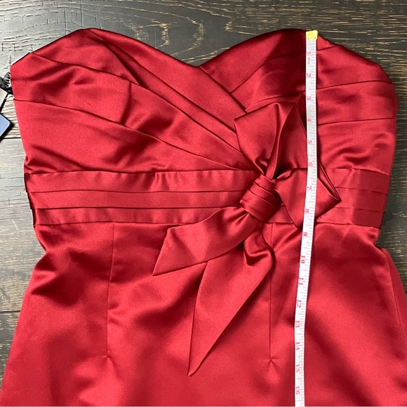 NWT Alfred Angelo red midi dress, size 12 - Picture 8 of 10